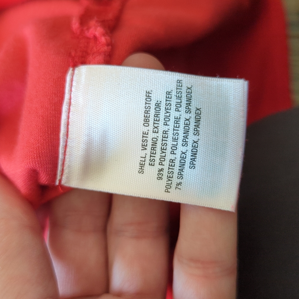 ANTHRO I Red Velour Cross-Over Wrap Front Hoodie Top by Saturday Sunday, S - Picture 13 of 16